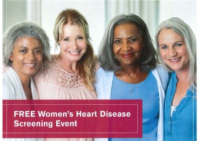 FREE Women’s Heart Disease Screening Event